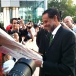 Alexander Siddig greets fans at the Toronto premiere of Inescapable